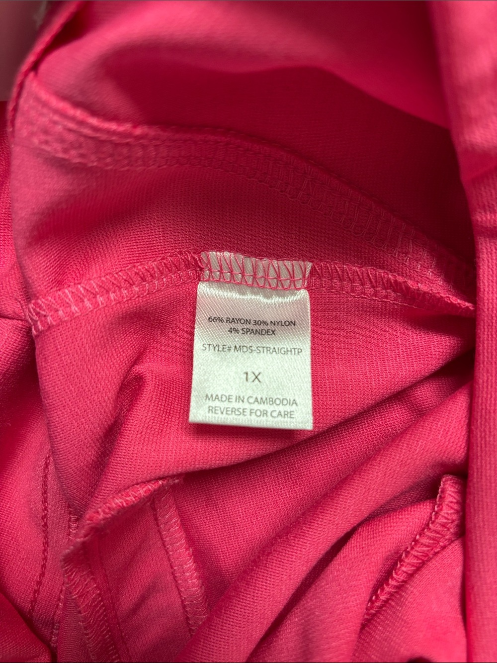 Dear Scarlet Hot Pink Magic Pull-On Pants - Picture 6 of 7